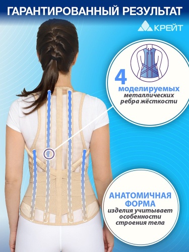 Б-506 Корсет ортопедический грудопоясничный фото 8 Б-506 Корсет ортопедический грудопоясничный фото 8