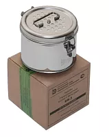 Контейнер (бокс) коробка стерилизационная круглая с фильтрами КФ-3