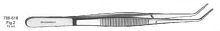 786-618 Пинцет Брофи зубной изогнутый BD-2490