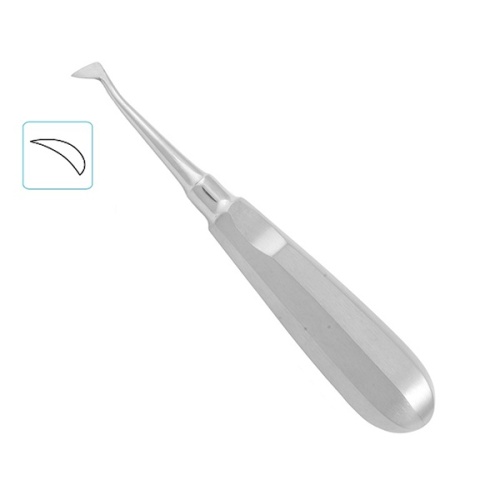 Элеватор зубной угловой левый флажок, 90 гр