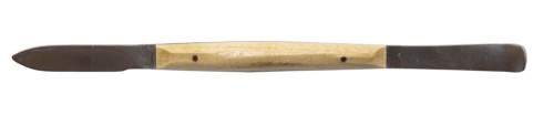 Нож-шпатель зуботехнический с деревянной ручкой, 175 мм
